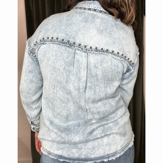 Studded Denim Jacket