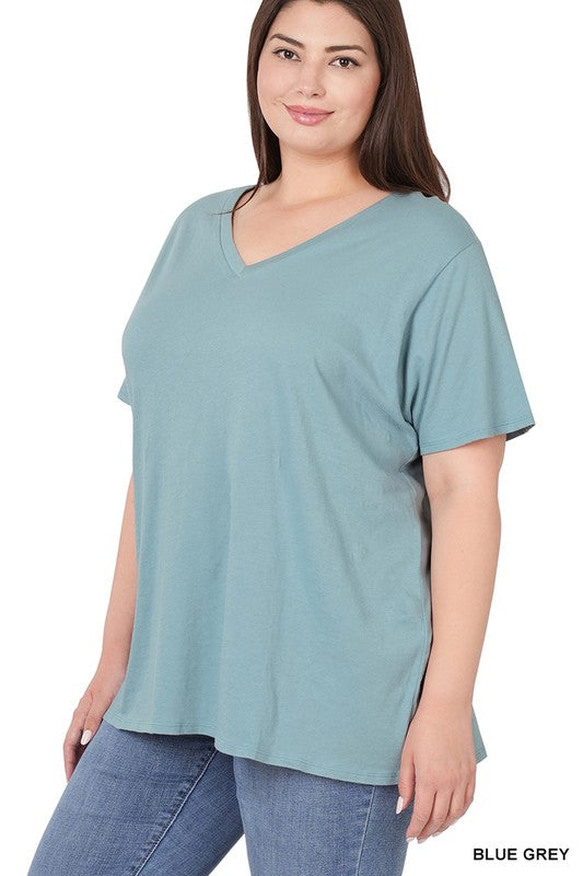 Slate Breeze V-Neck