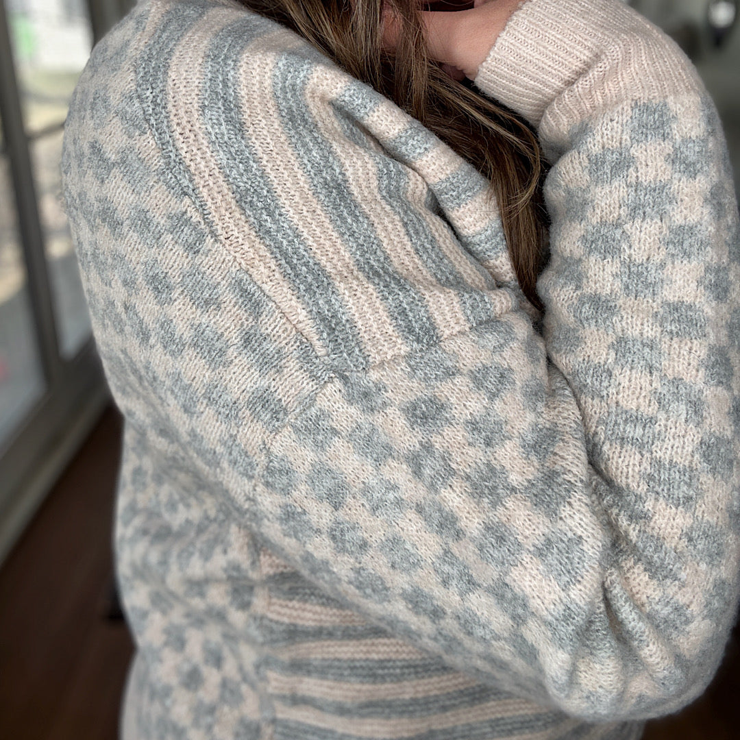 Mixed Neutrals Cardigan