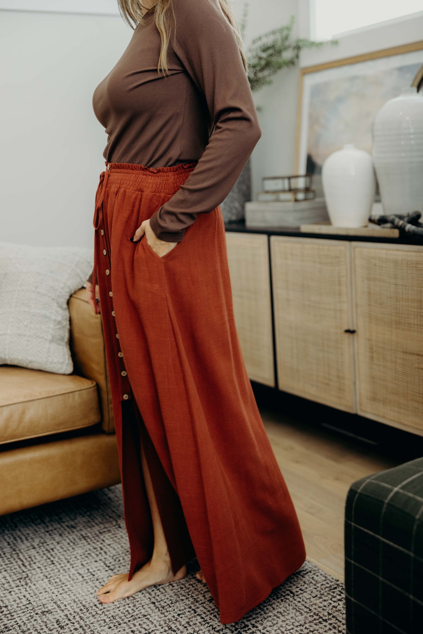 Autumn Glow Maxi Skirt