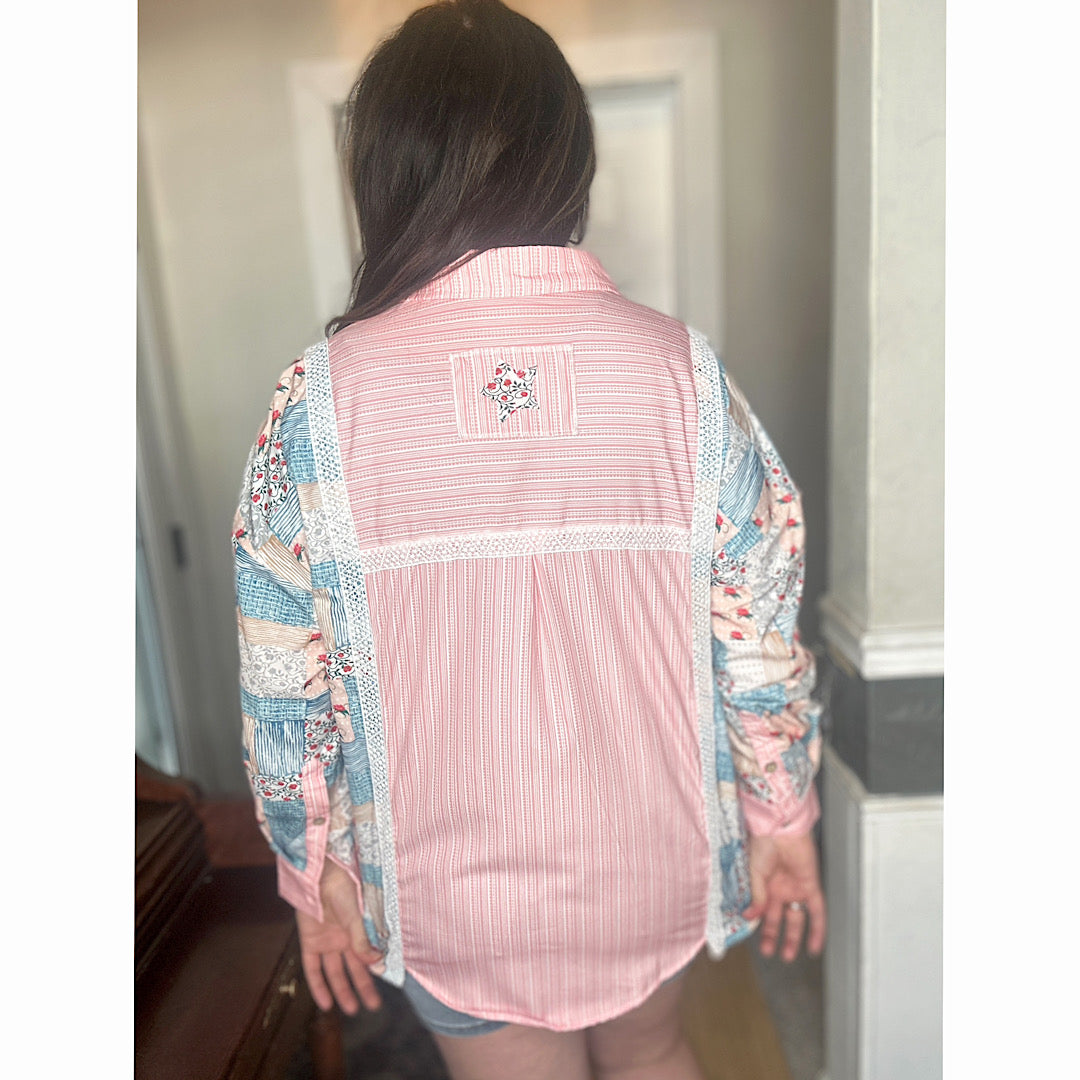 Sweet Pea Button-Up