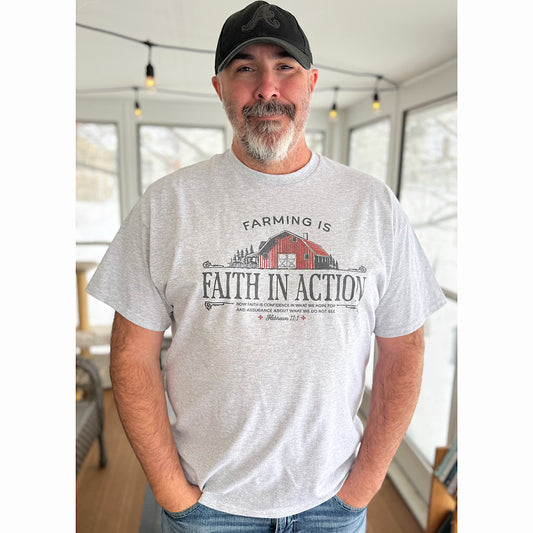 Faith in Action Farming Tee