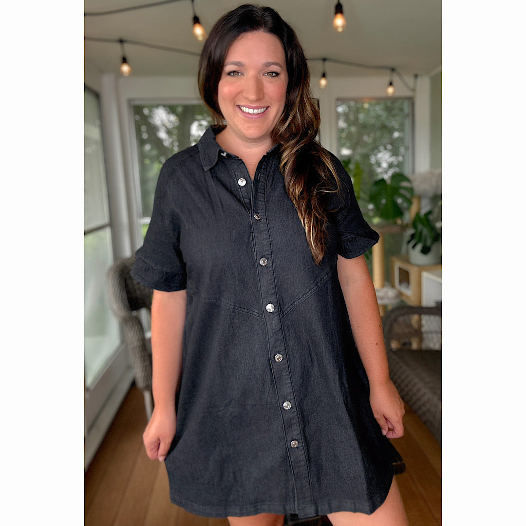 Midnight Denim Dress