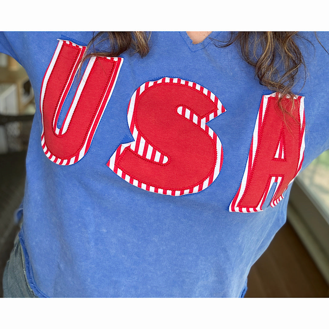 True Blue USA Tee