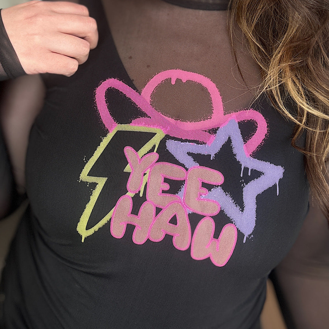 Neon Moon Mesh