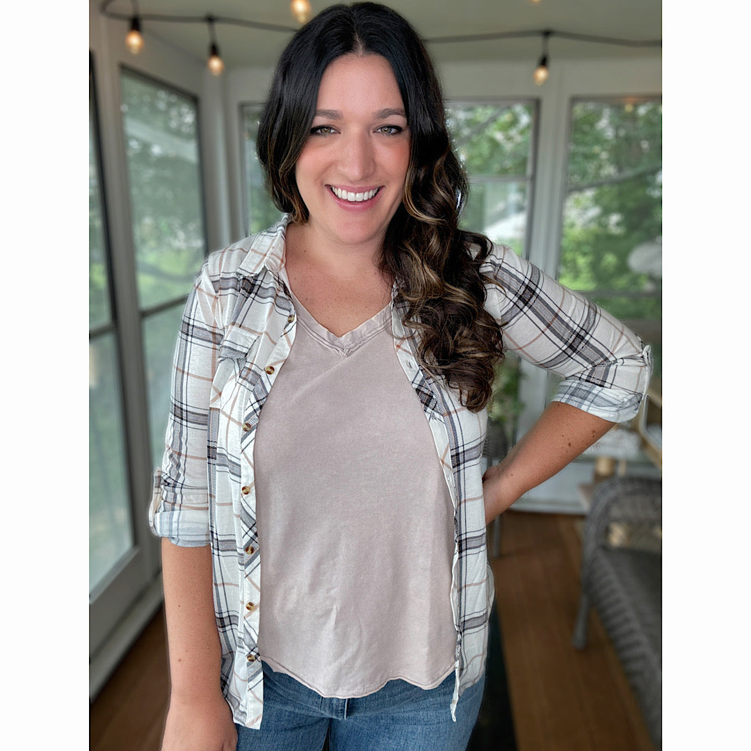 Ivory Trail Flannel