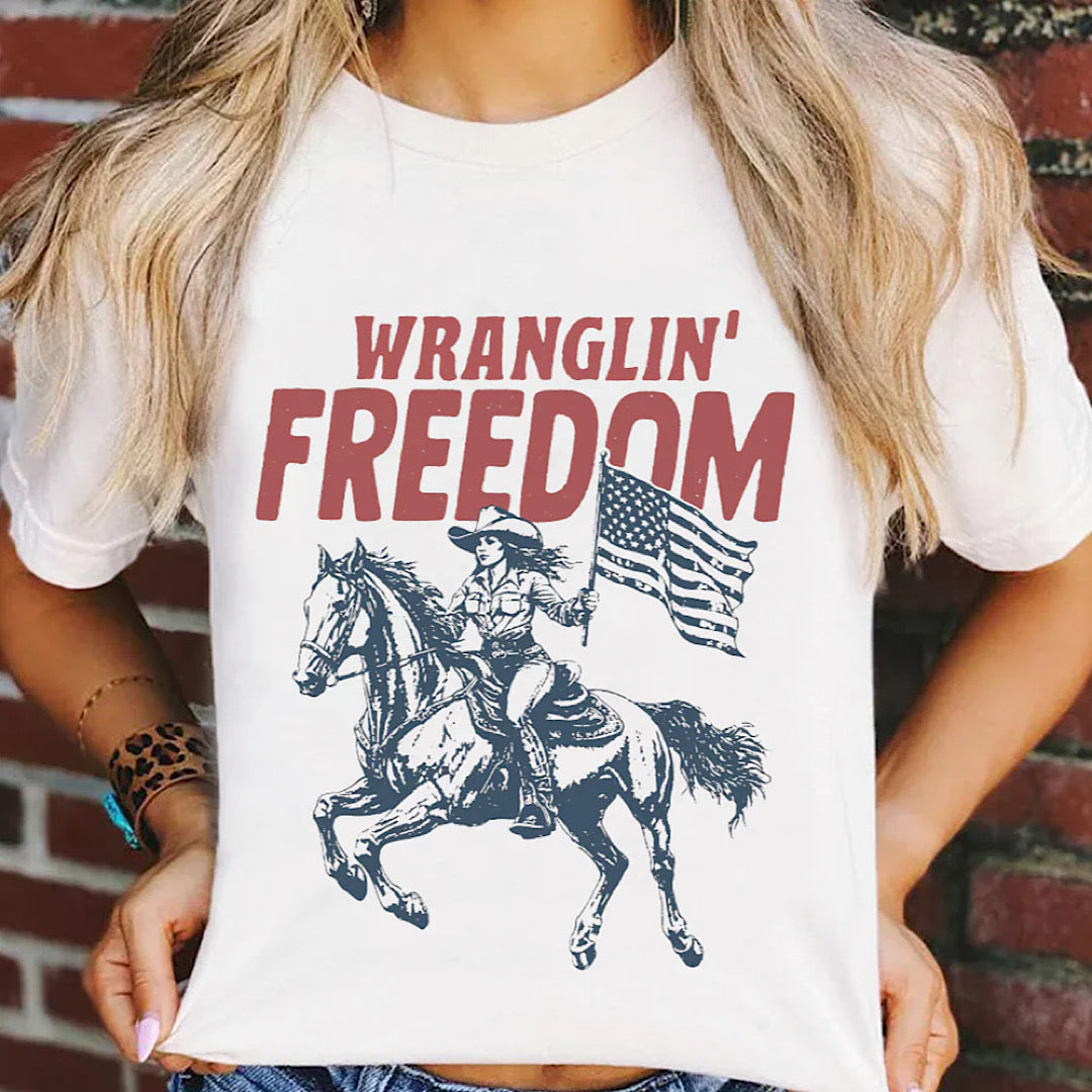 Wranglin’ Freedom Tee