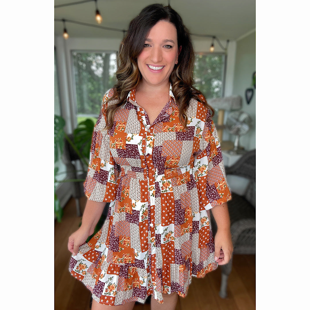 Patch Things Up Dress