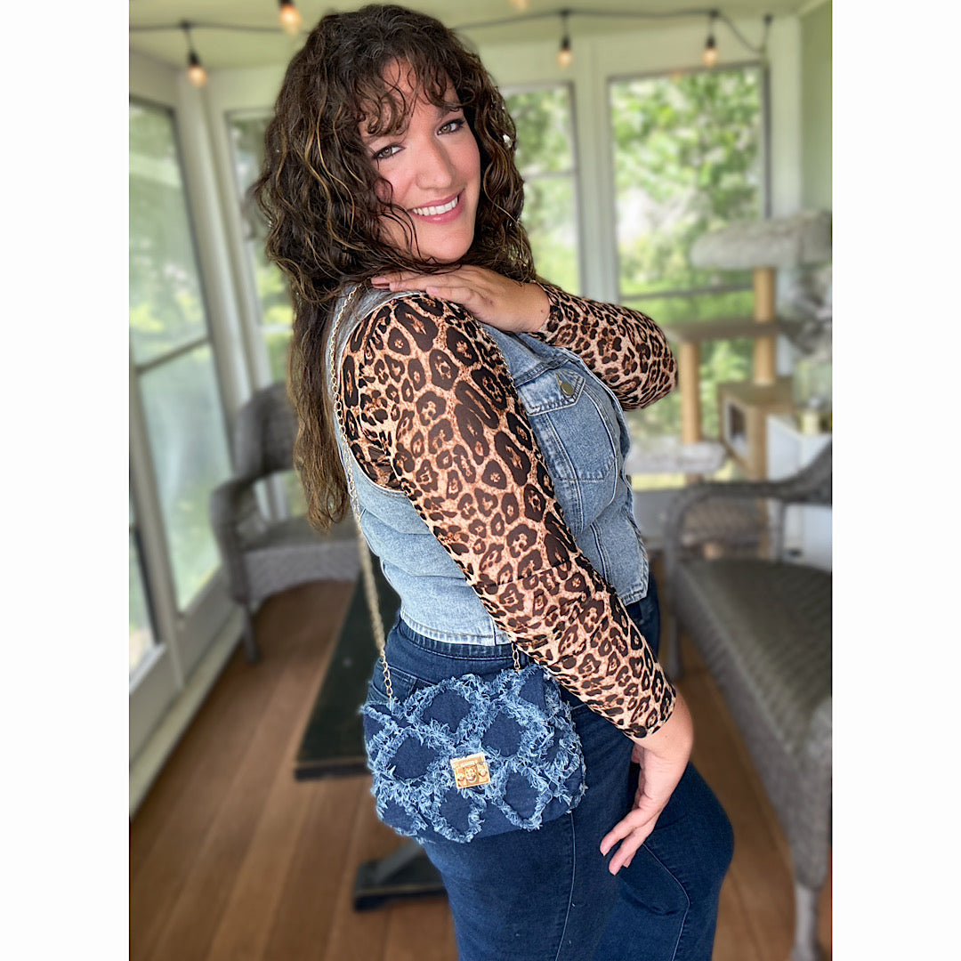 Patchwork Darling Denim Purse