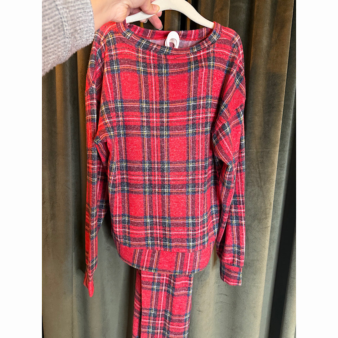 Cozy Christmas Plaid Pajamas