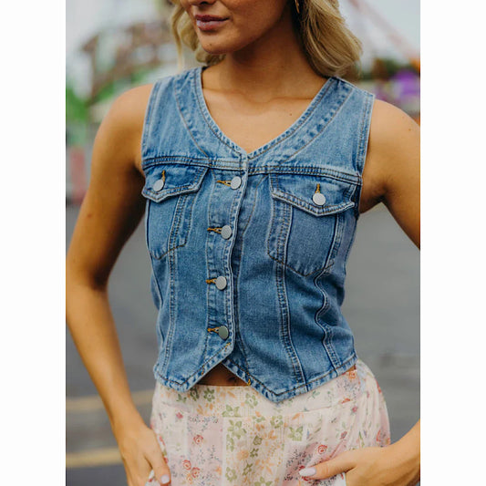 Classic Denim Vest
