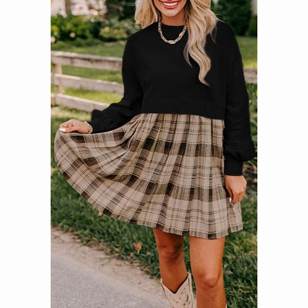 Plaid Intentions Dress
