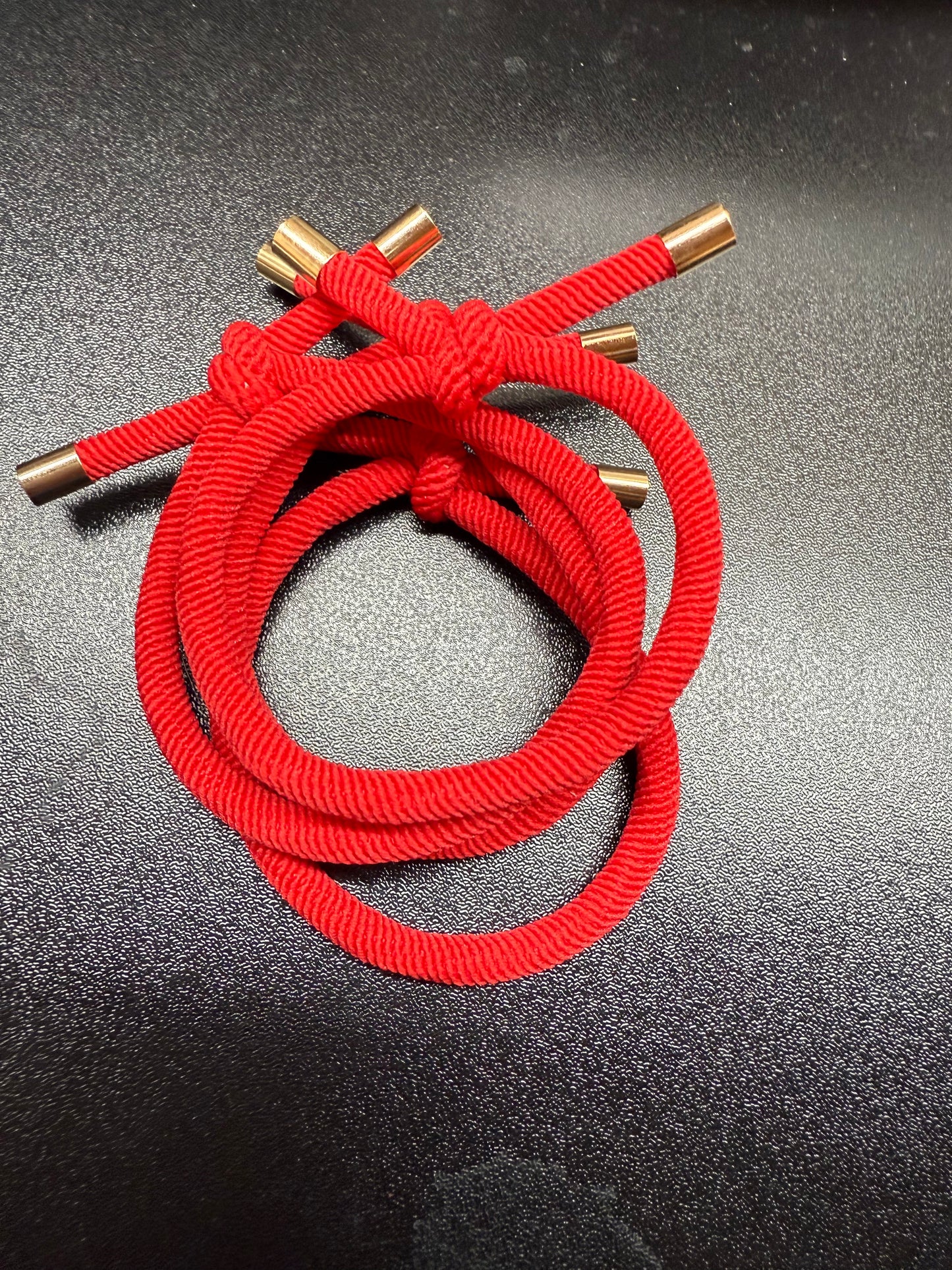 Customizable Charm Hair Tie Bracelets