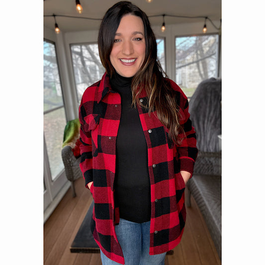 Oversized Buffalo Plaid Shacket