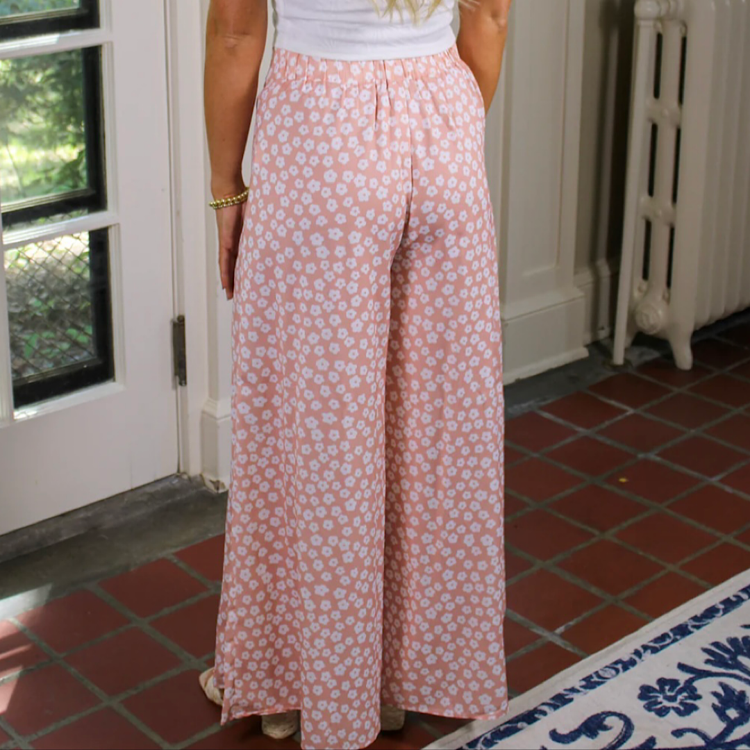 Boho Floral Pants