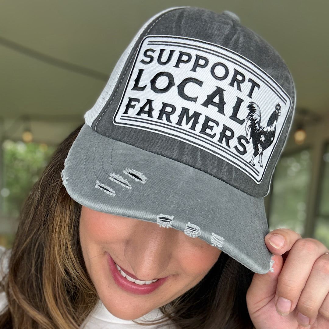 Support Your Local Farmers Hat