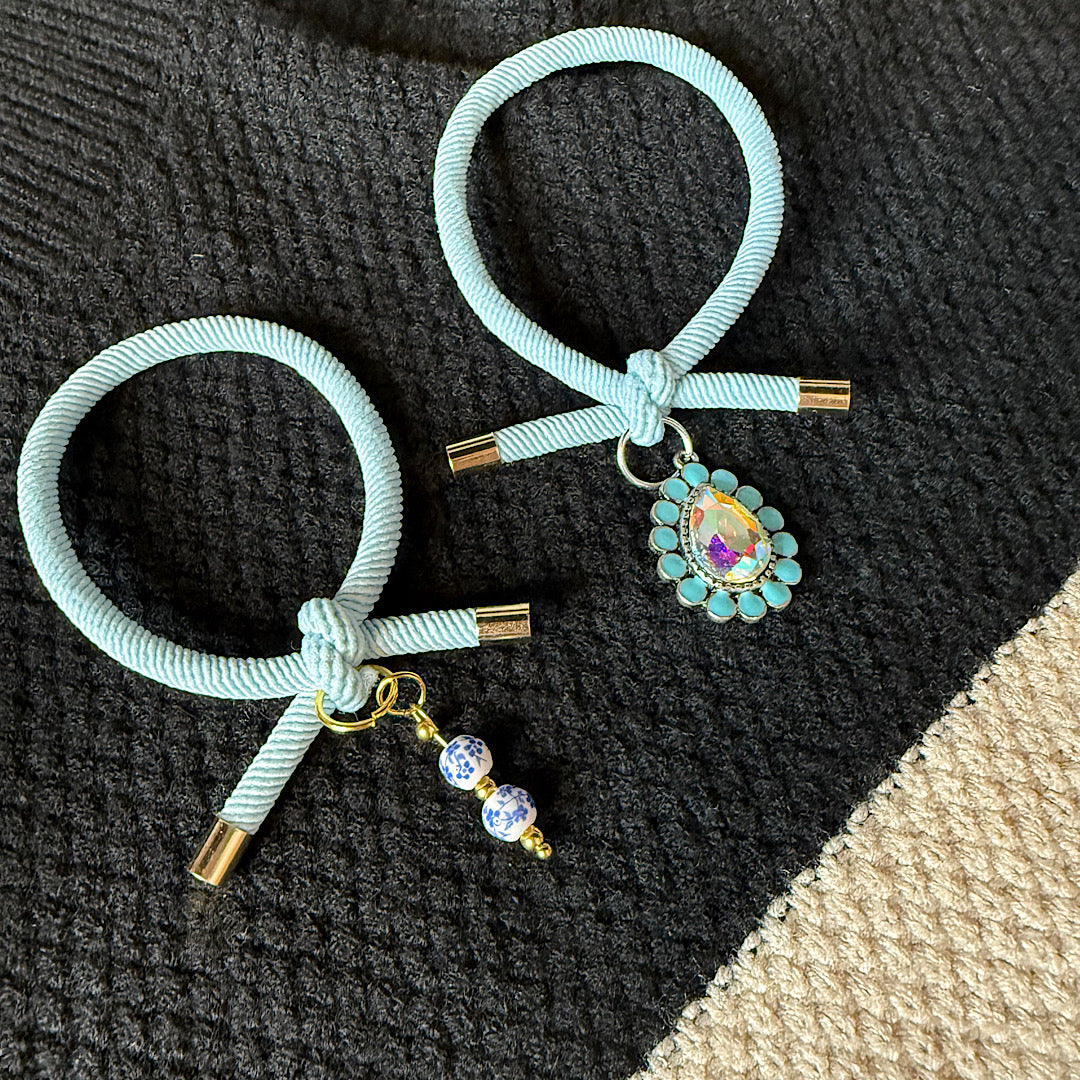 Charm Hair Tie Bracelets