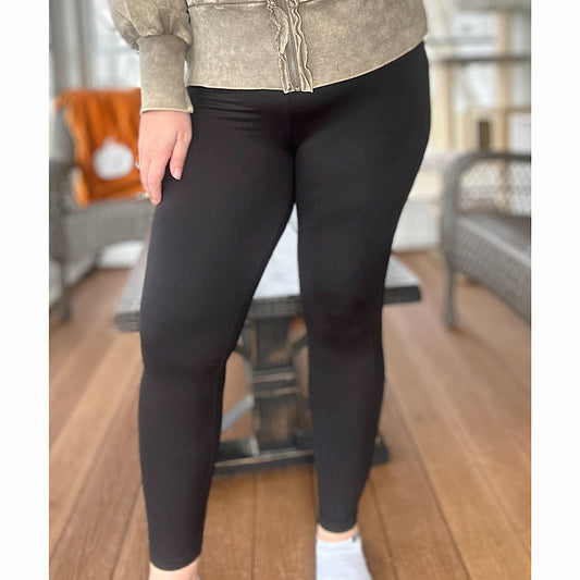 Soft Basic Leggings (Wide Band)