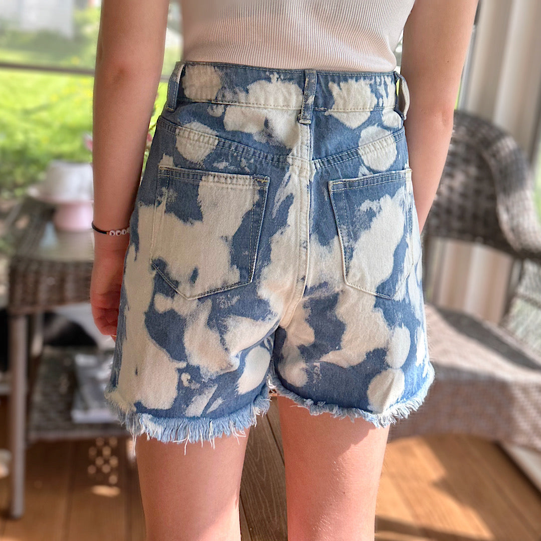 Acid Wash Shorts