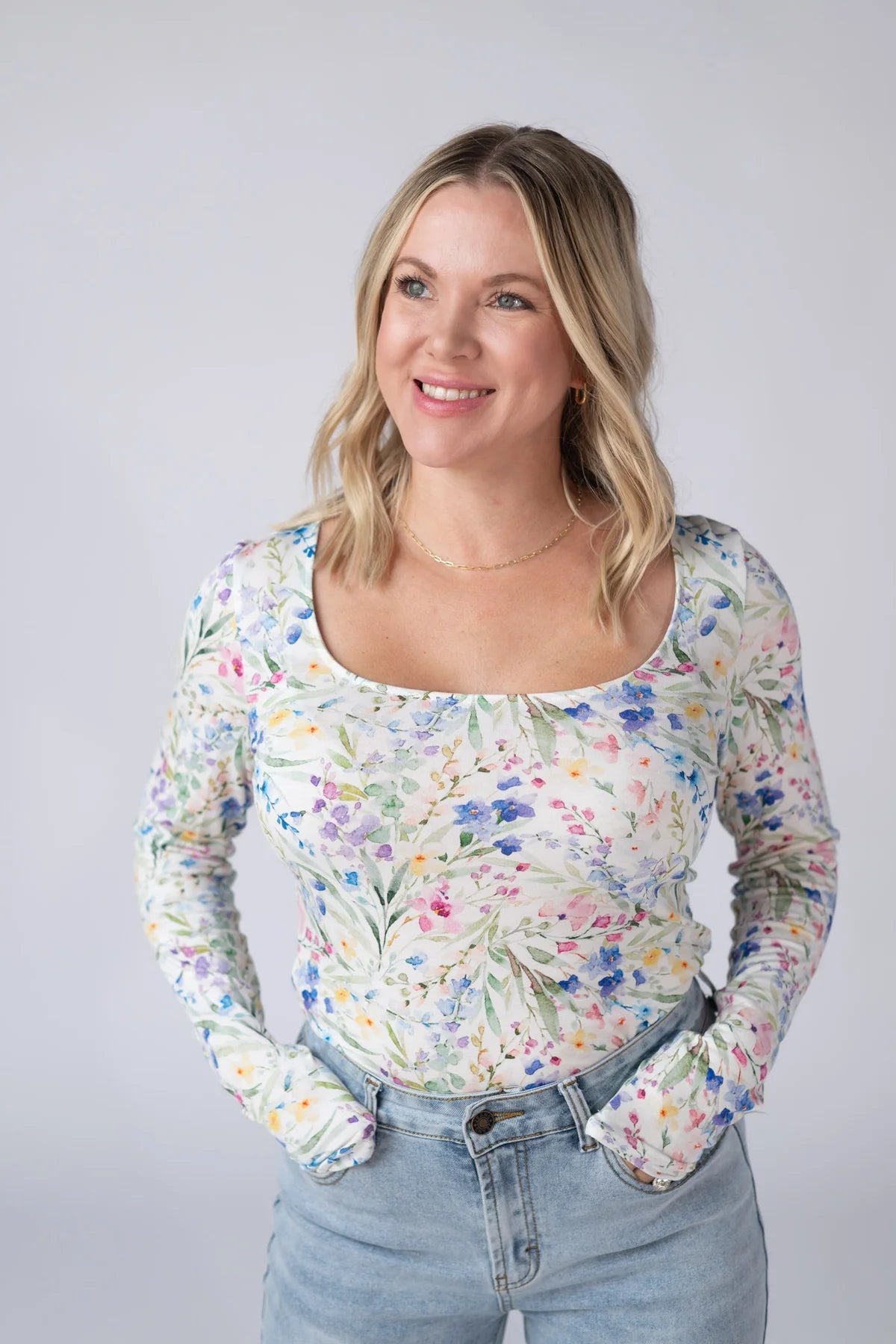 Cottage Floral Long Sleeve