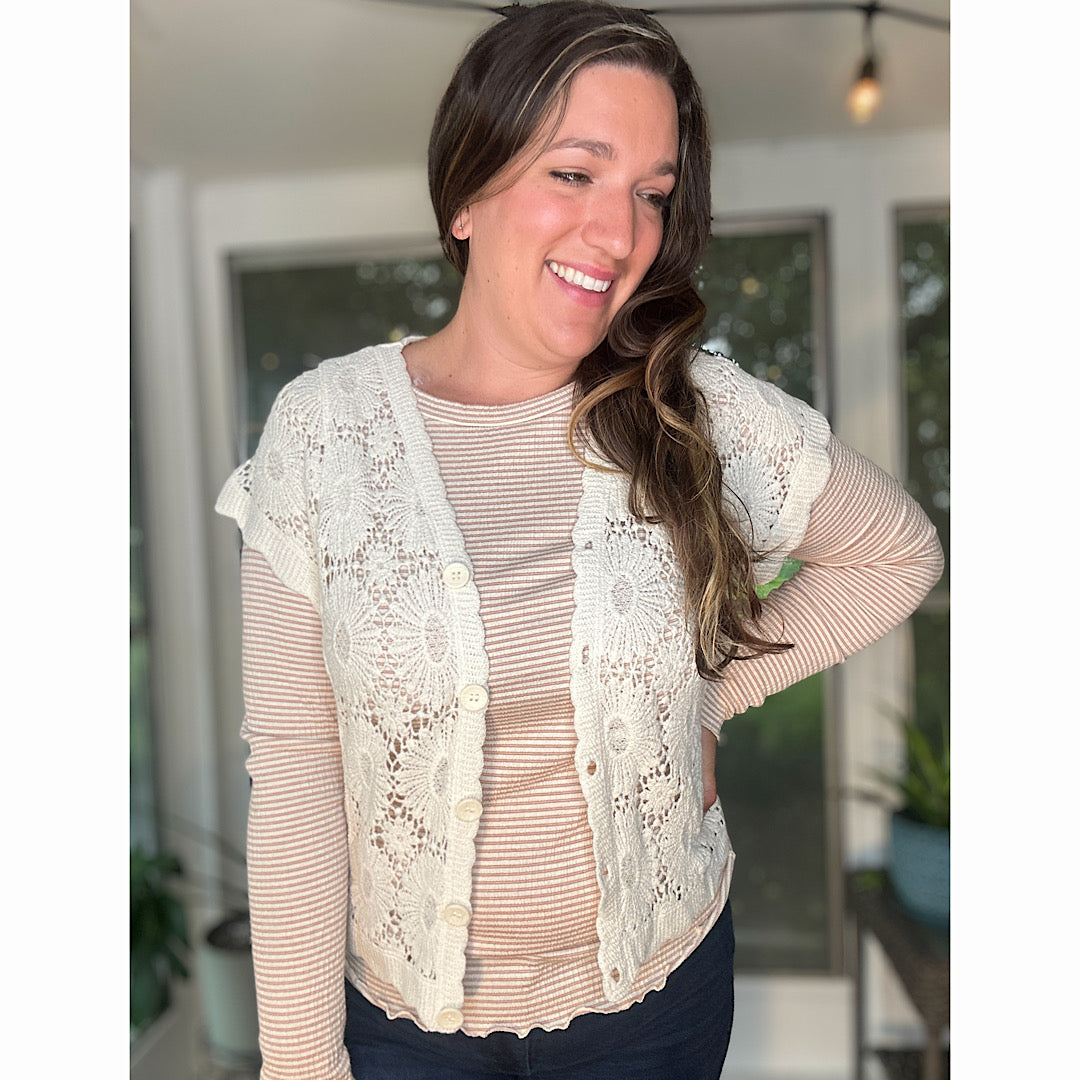 Crochet Lace Cardigan