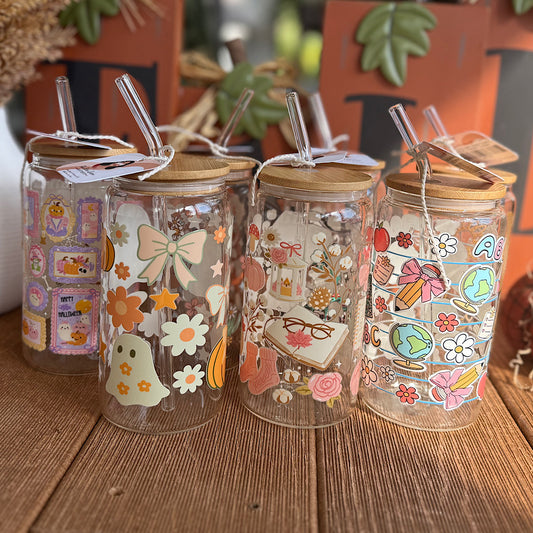 Caffeine Queen Glass Cups
