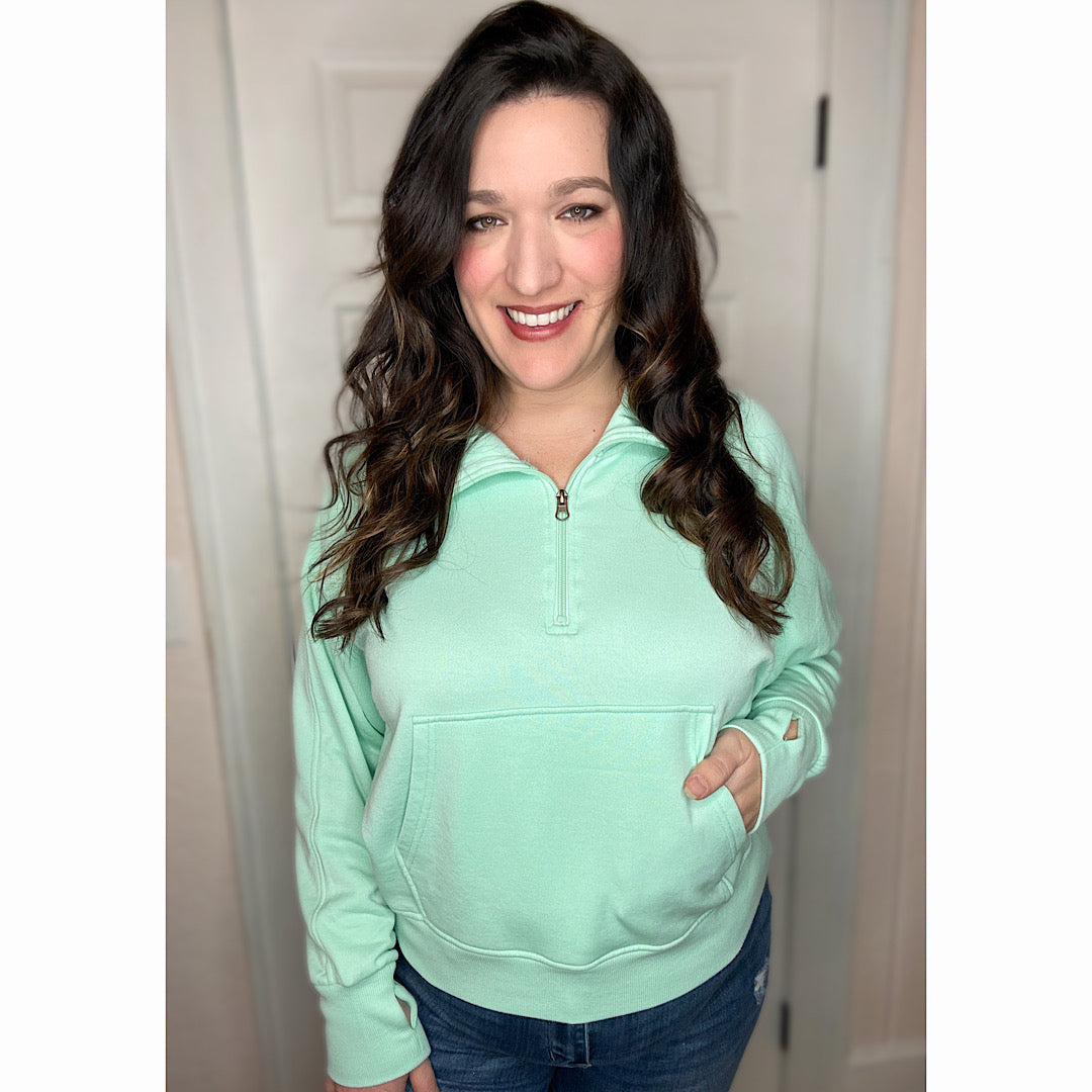 Mint to Be Quarter Zip
