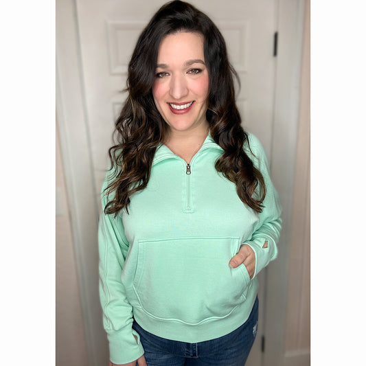 Mint to Be Quarter Zip