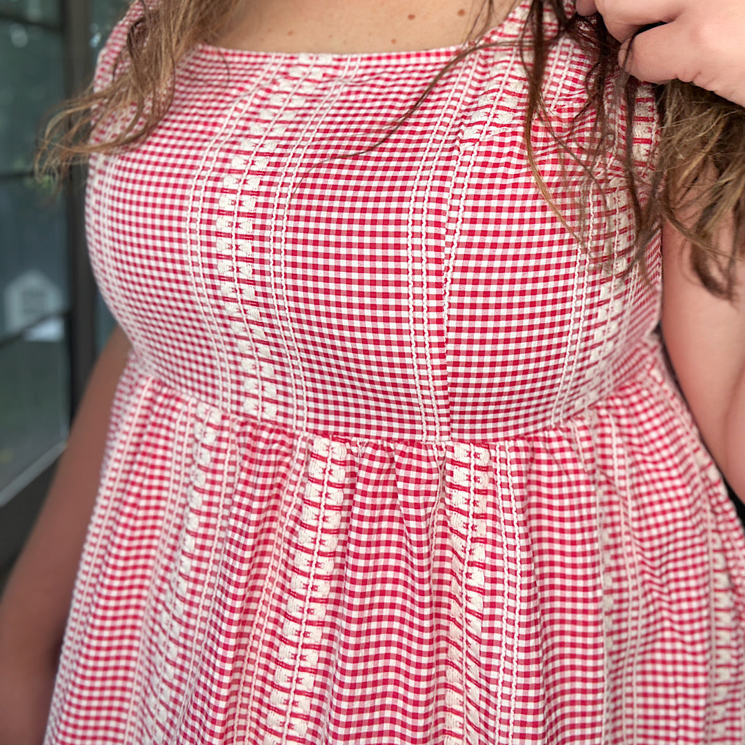 Berry Picnic Dress