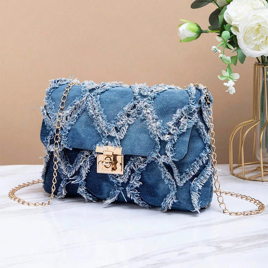 Patchwork Darling Denim Purse
