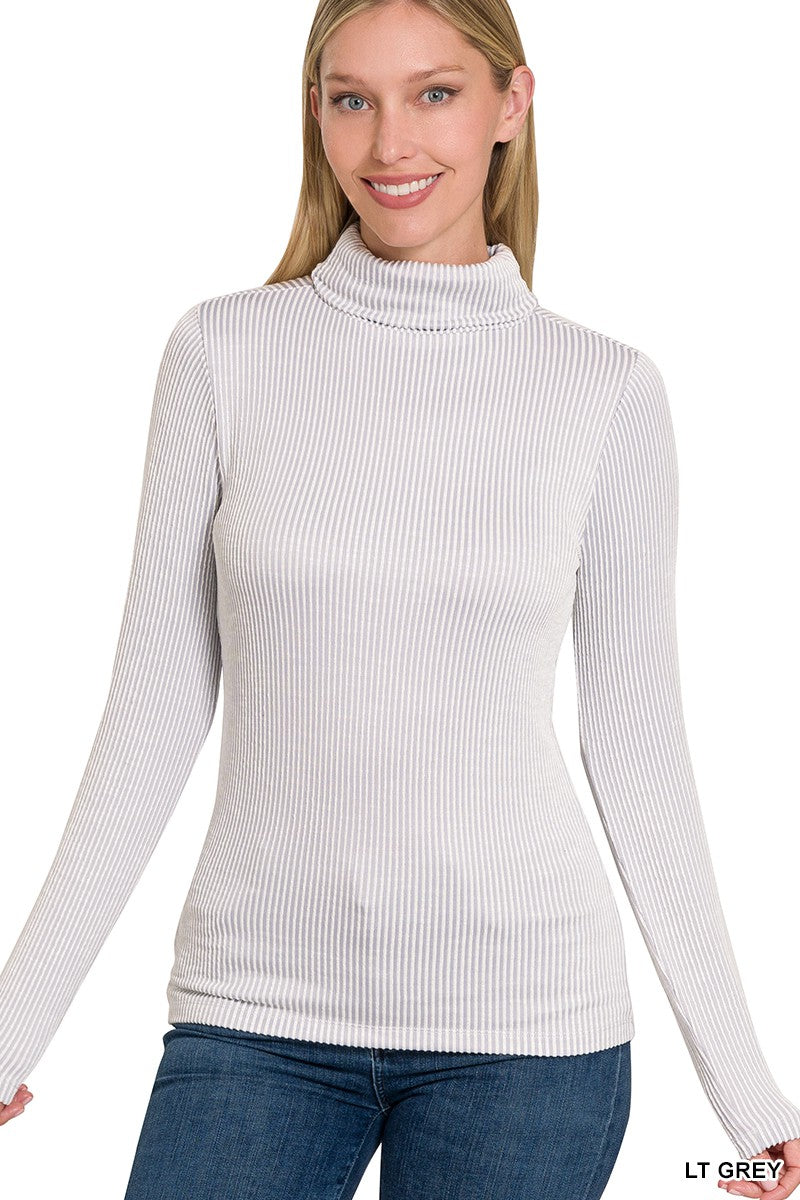 Ribbed Turtleneck