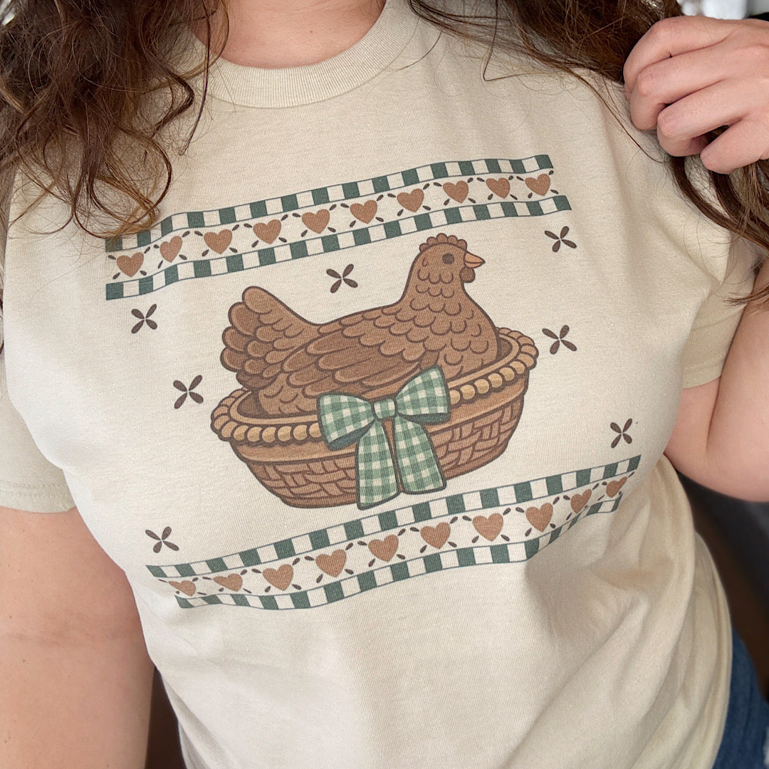 Hearts at Home Hen Tee