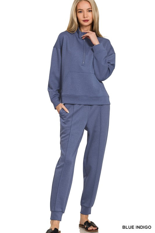 The Harbor Half-Zip Set