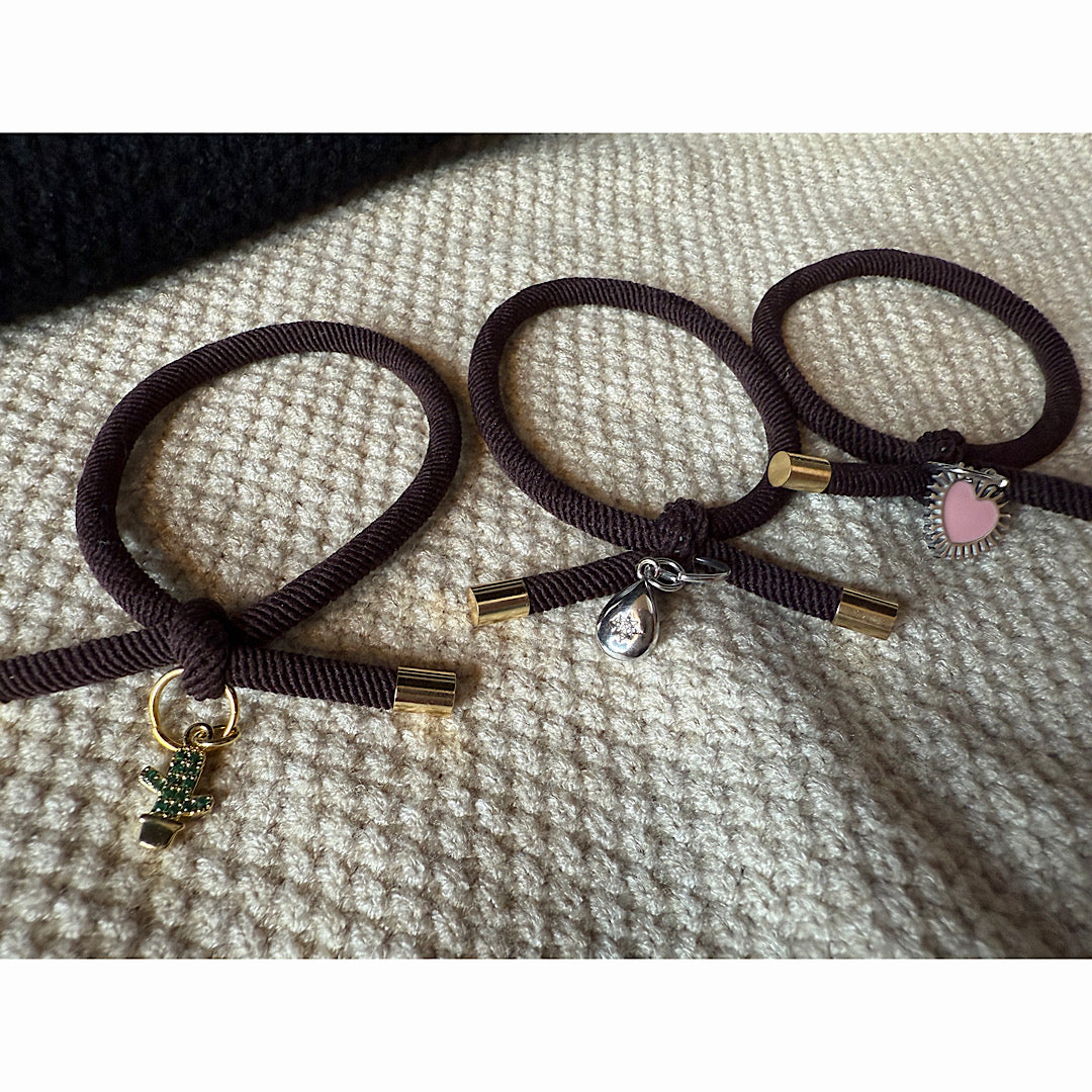 Charm Hair Tie Bracelets