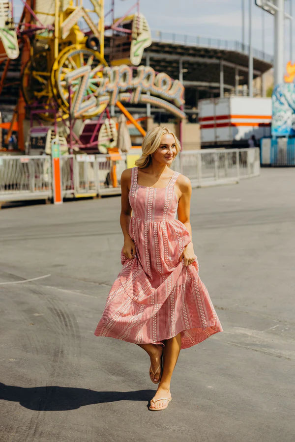 Berry Picnic Dress