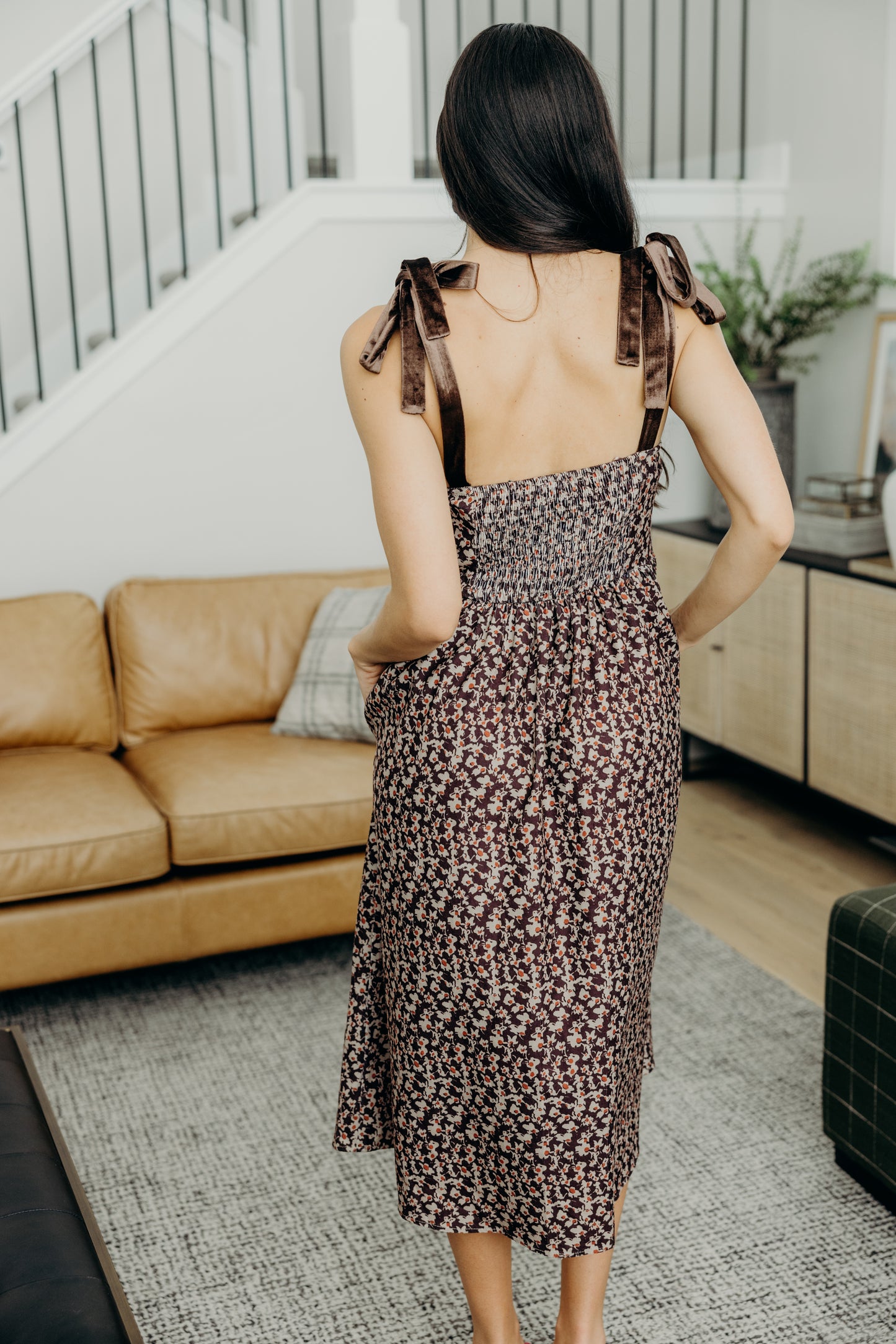 Cottage Bloom Midi Dress