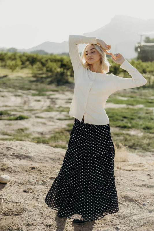 Tulip Dream Tiered Maxi Skirt