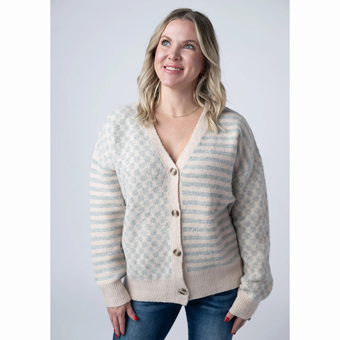 Mixed Neutrals Cardigan
