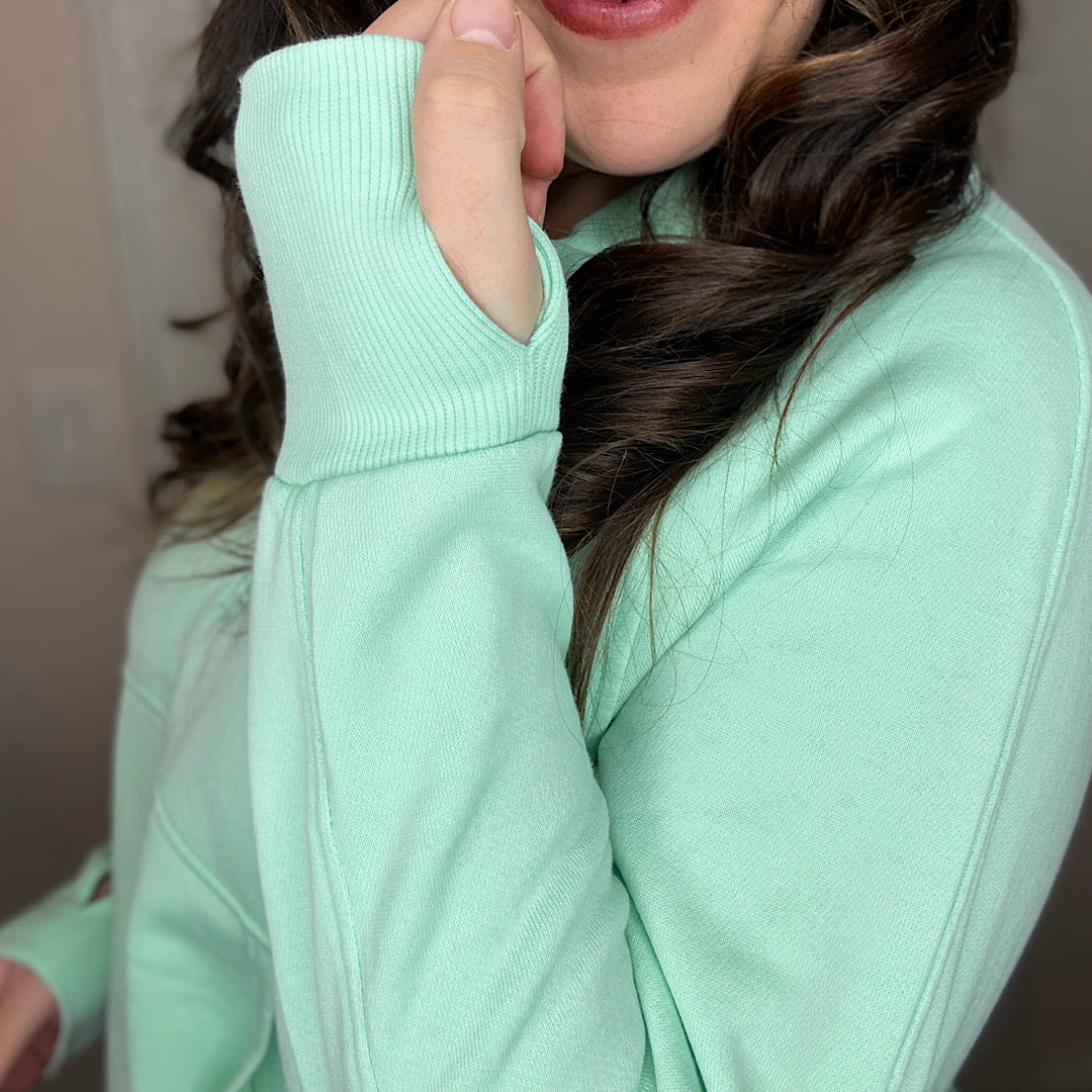 Mint to Be Quarter Zip