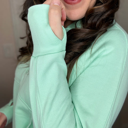 Mint to Be Quarter Zip