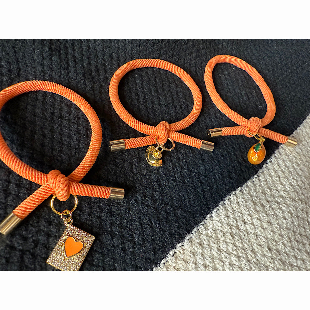 Charm Hair Tie Bracelets