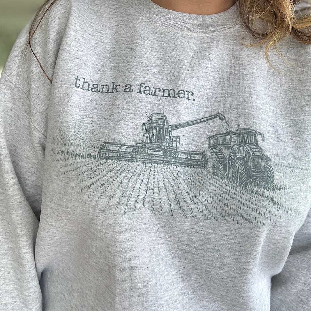 Thank A Farmer Harvest Crewneck