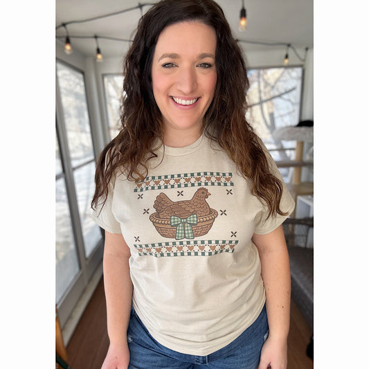 Hearts at Home Hen Tee