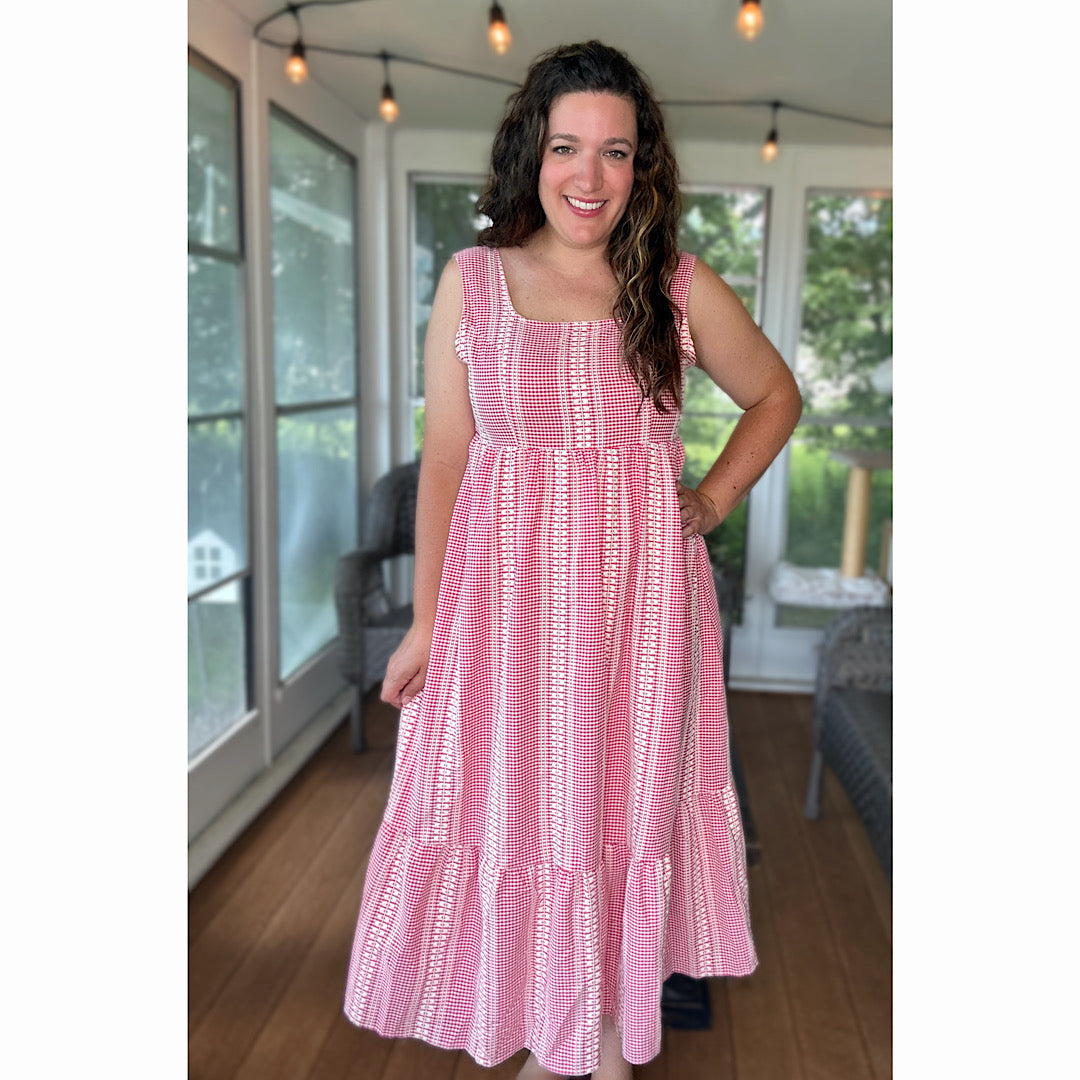 Berry Picnic Dress