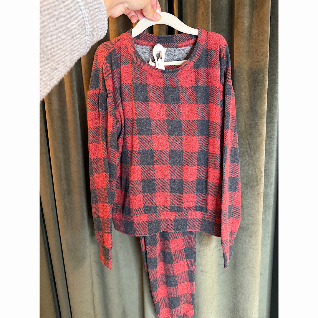 Cozy Christmas Plaid Pajamas