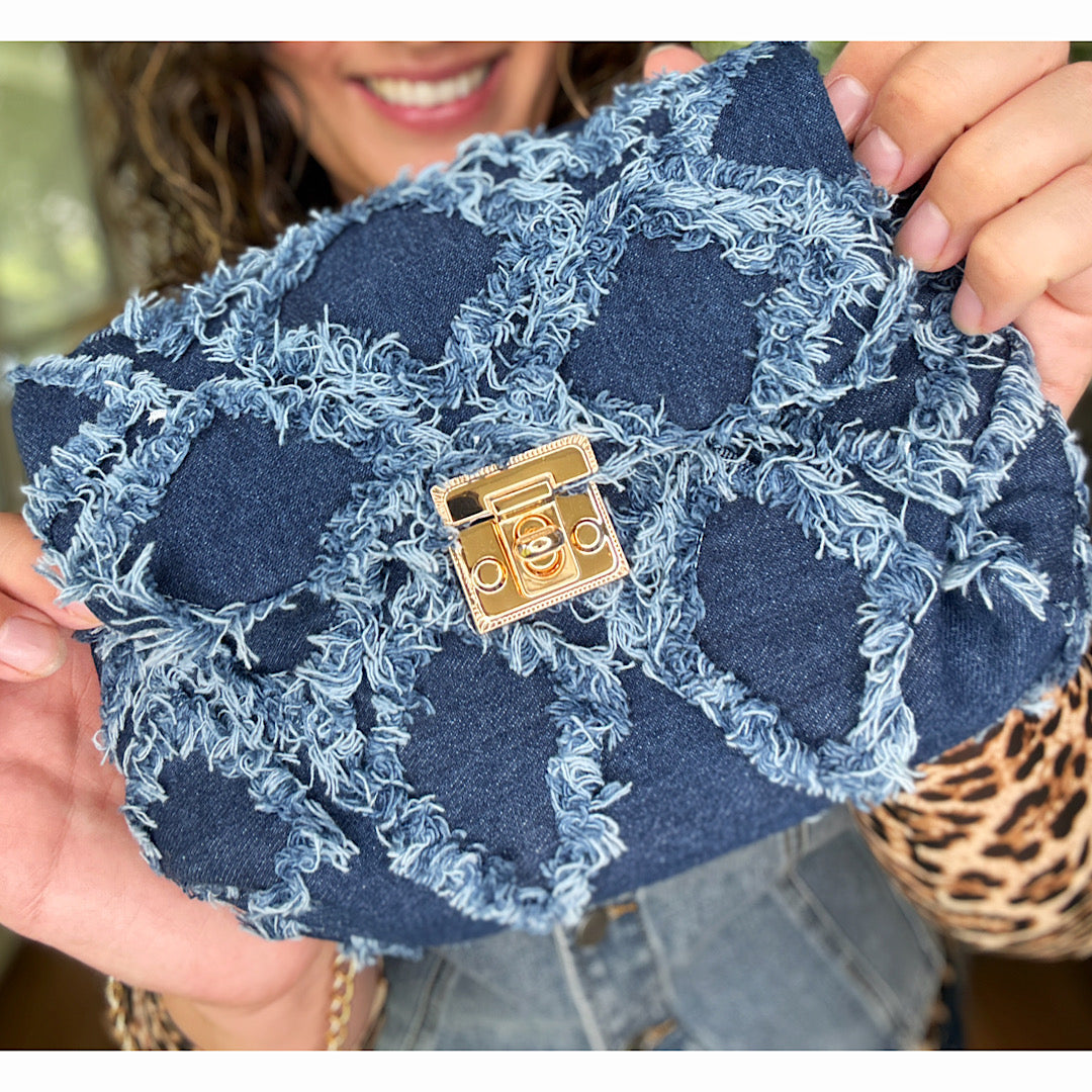 Patchwork Darling Denim Purse