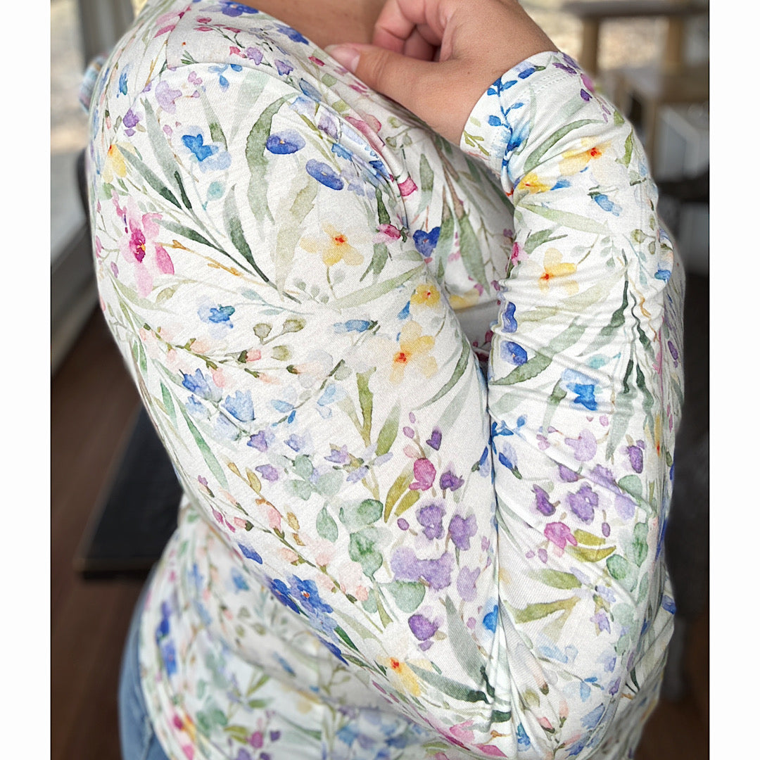 Cottage Floral Long Sleeve
