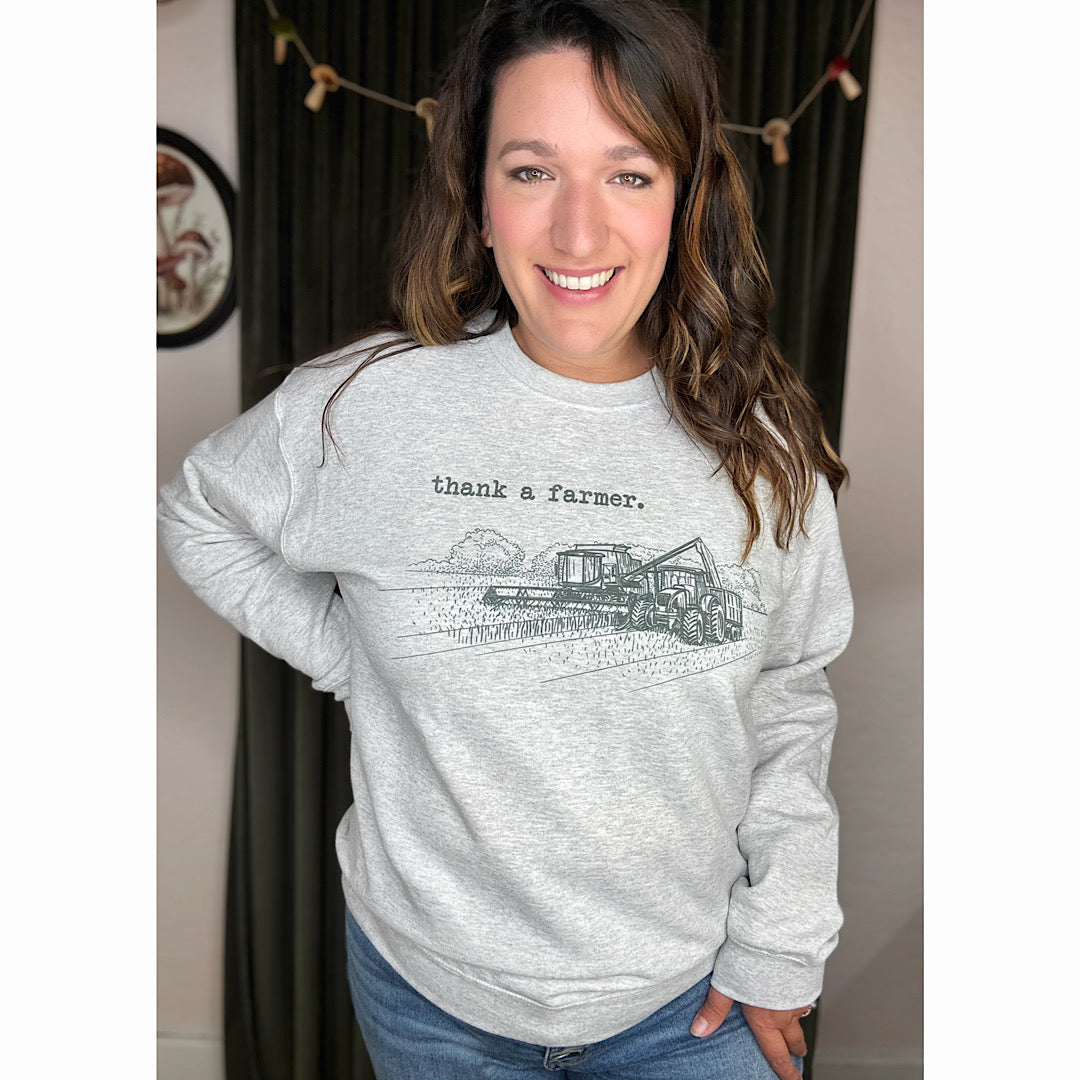 Thank A Farmer Harvest Crewneck