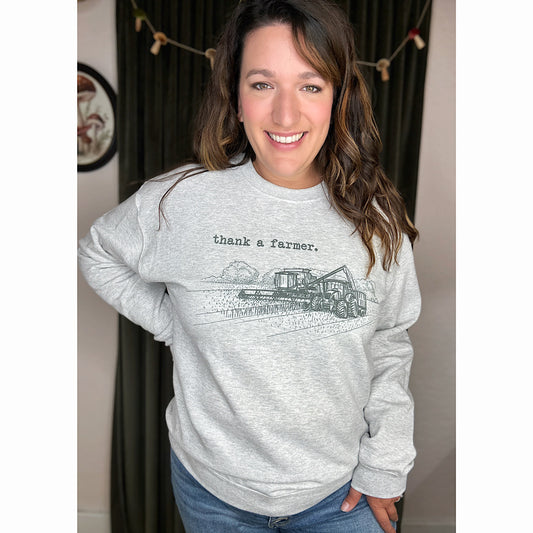 Thank A Farmer Harvest Crewneck