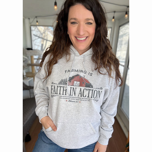 PRE-ORDER: Faith in Action Farming Tee | Crew | Hoodie